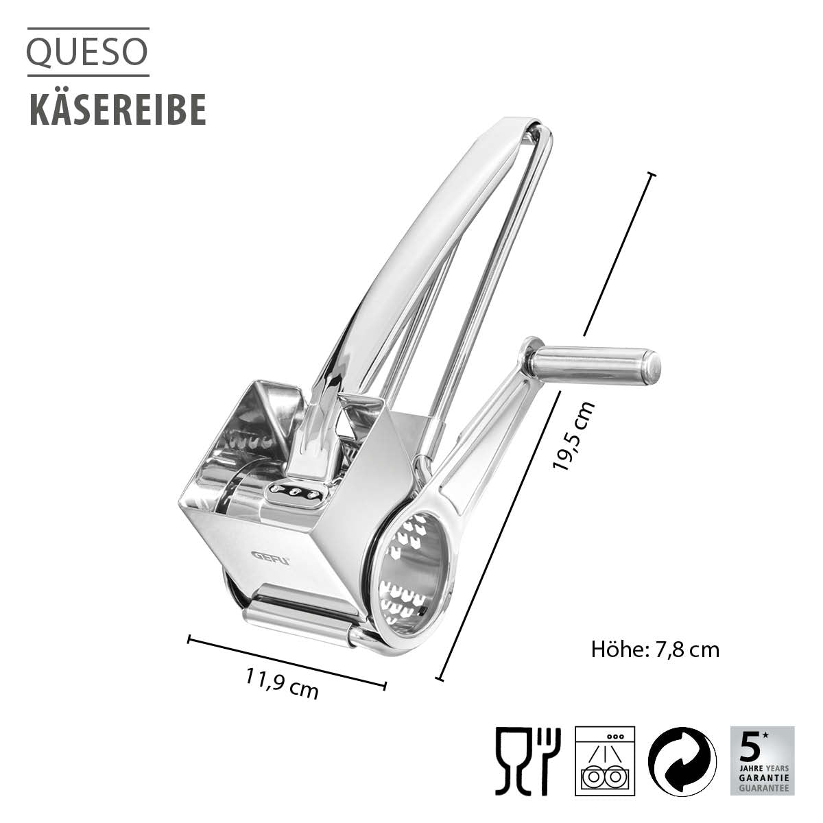 Käsereibe QUESO