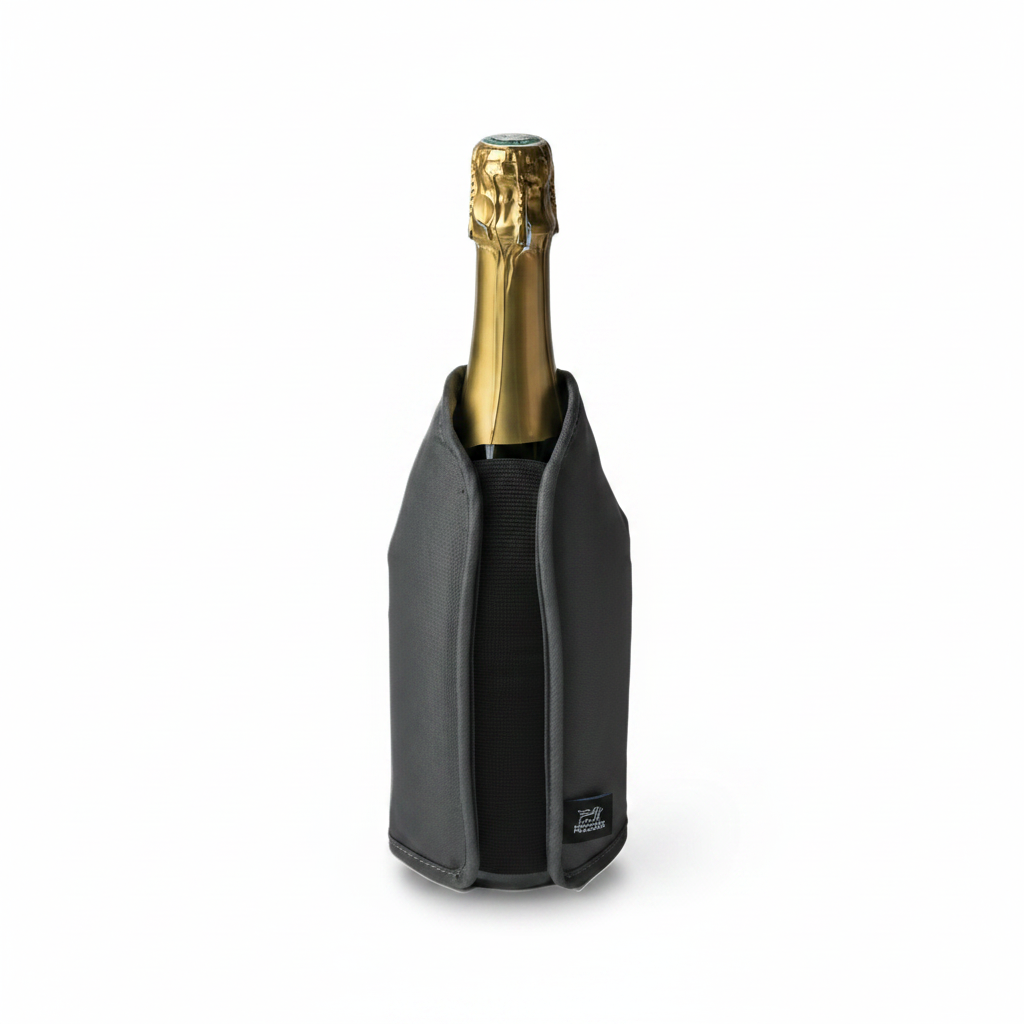 Frizz Elastischer Wein- und Sektkühler / Kühlmanschette, 23 cm