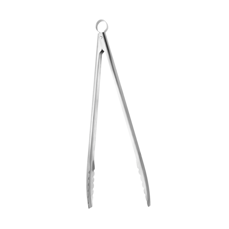 Grillzange 40 cm Edelstahl - lange BBQ Zange für Grill & Küche