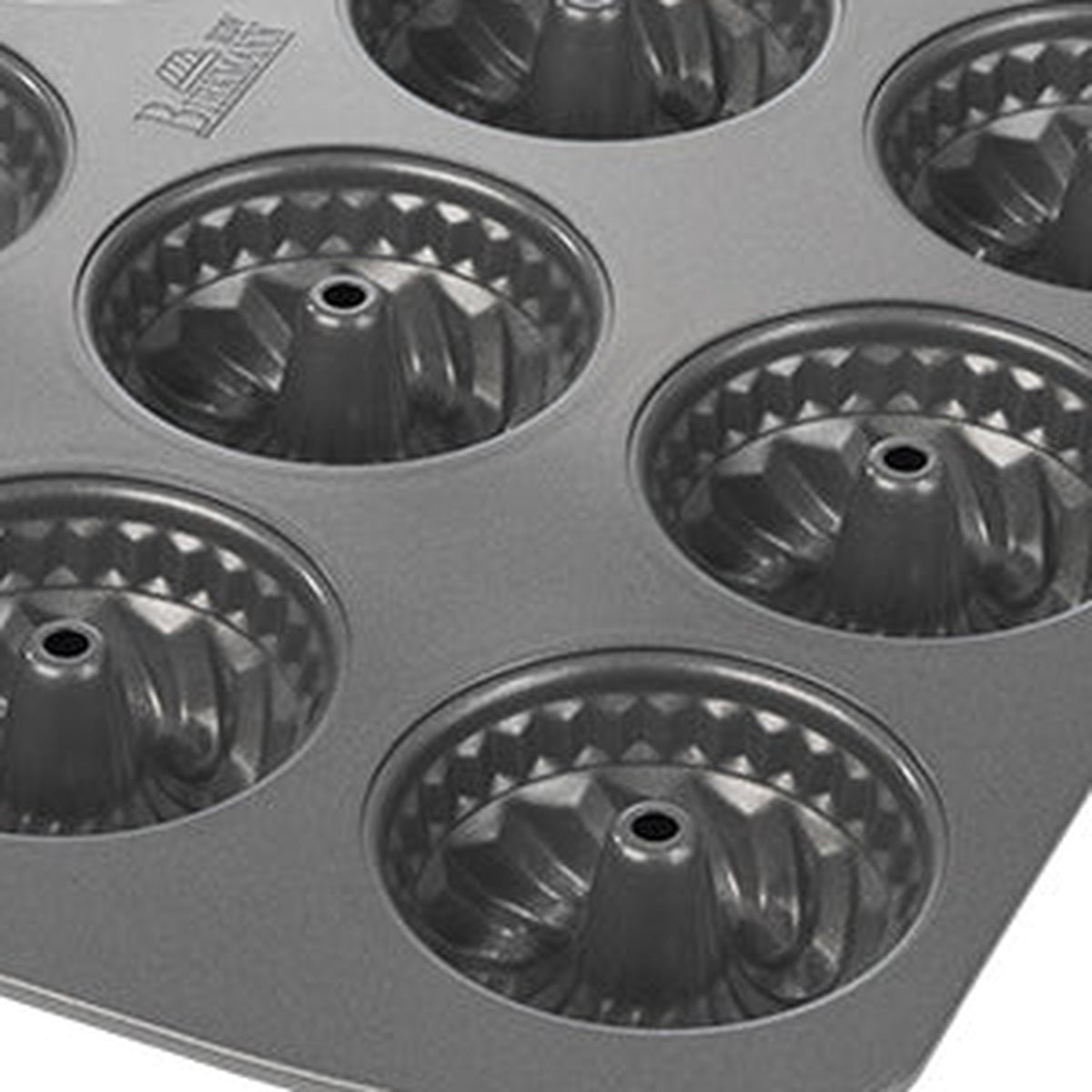 Birkmann Mini-Gugelhupfblech, 12-fach – Beschichtung und Formkontur im Originaldetail, Artikel 881167