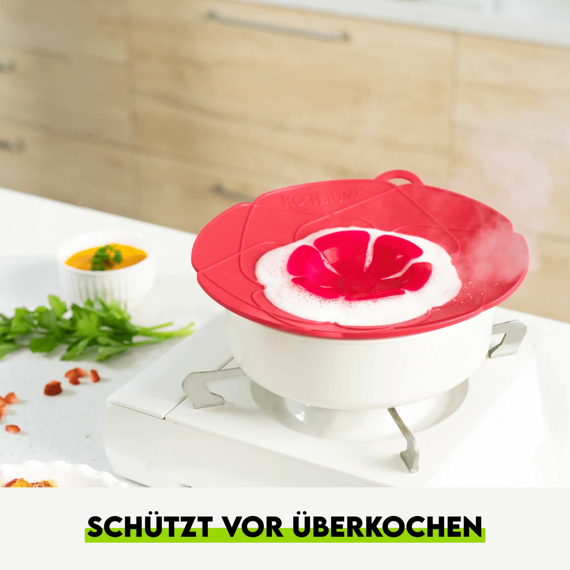 Kochblume Überkochschutz