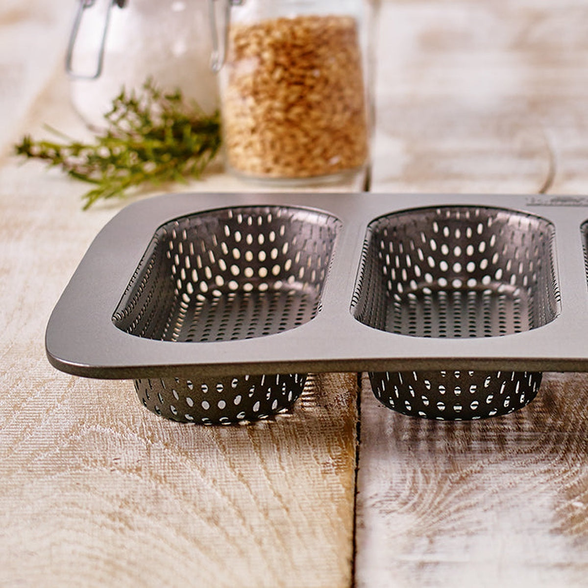Birkmann Mini-Baguetteblech, 4-fach – Material und Form im Originaldetail, Artikel 210219