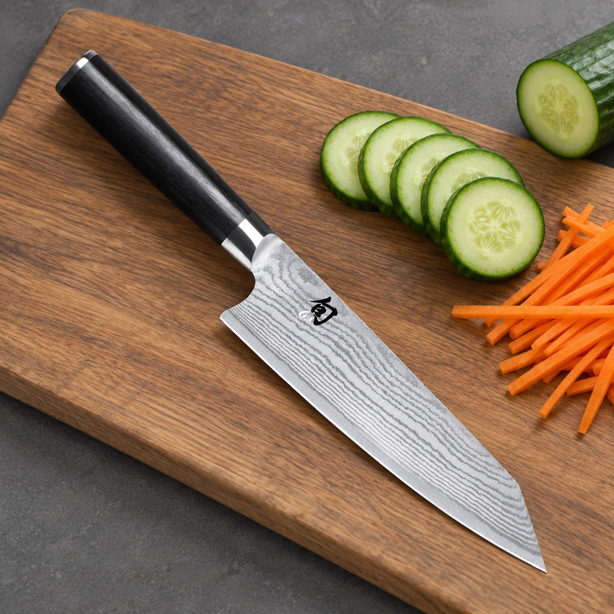 Kiritsuke Shun Classic 20 cm (DM-0771) – Messer mit dem Schneidergebnis