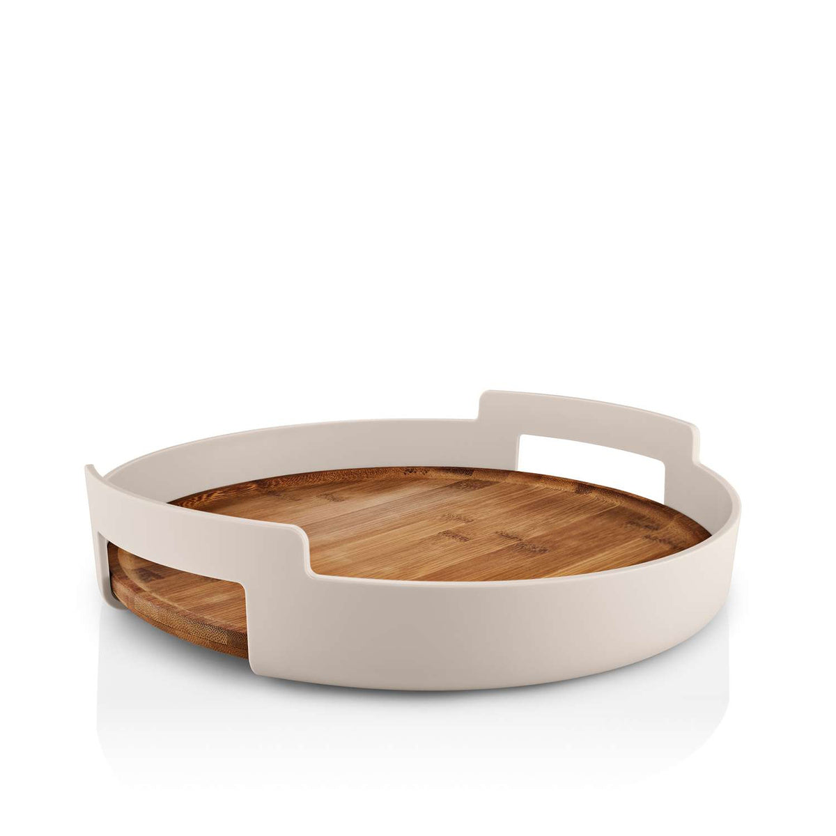 Nordic Kitchen Serviertablett rund Ø 35 cm – Sand – Originalbild