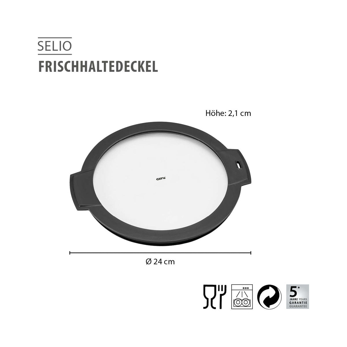 Frischhaltedeckel SELIO 24 cm