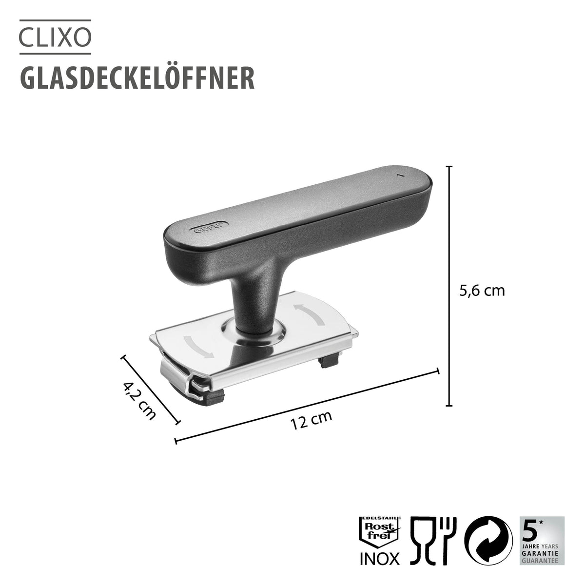 GEFU Glasdeckelöffner CLIXO – Originalbild 2