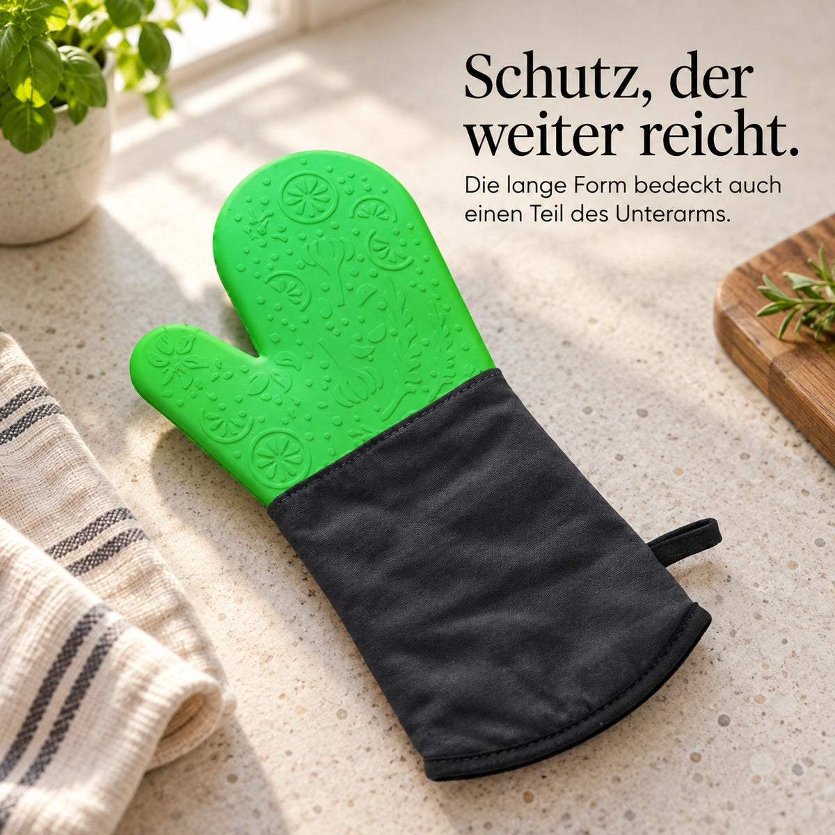 Lurch UV ProTech Backhandschuh 00070248 Peppermint – vorteil.