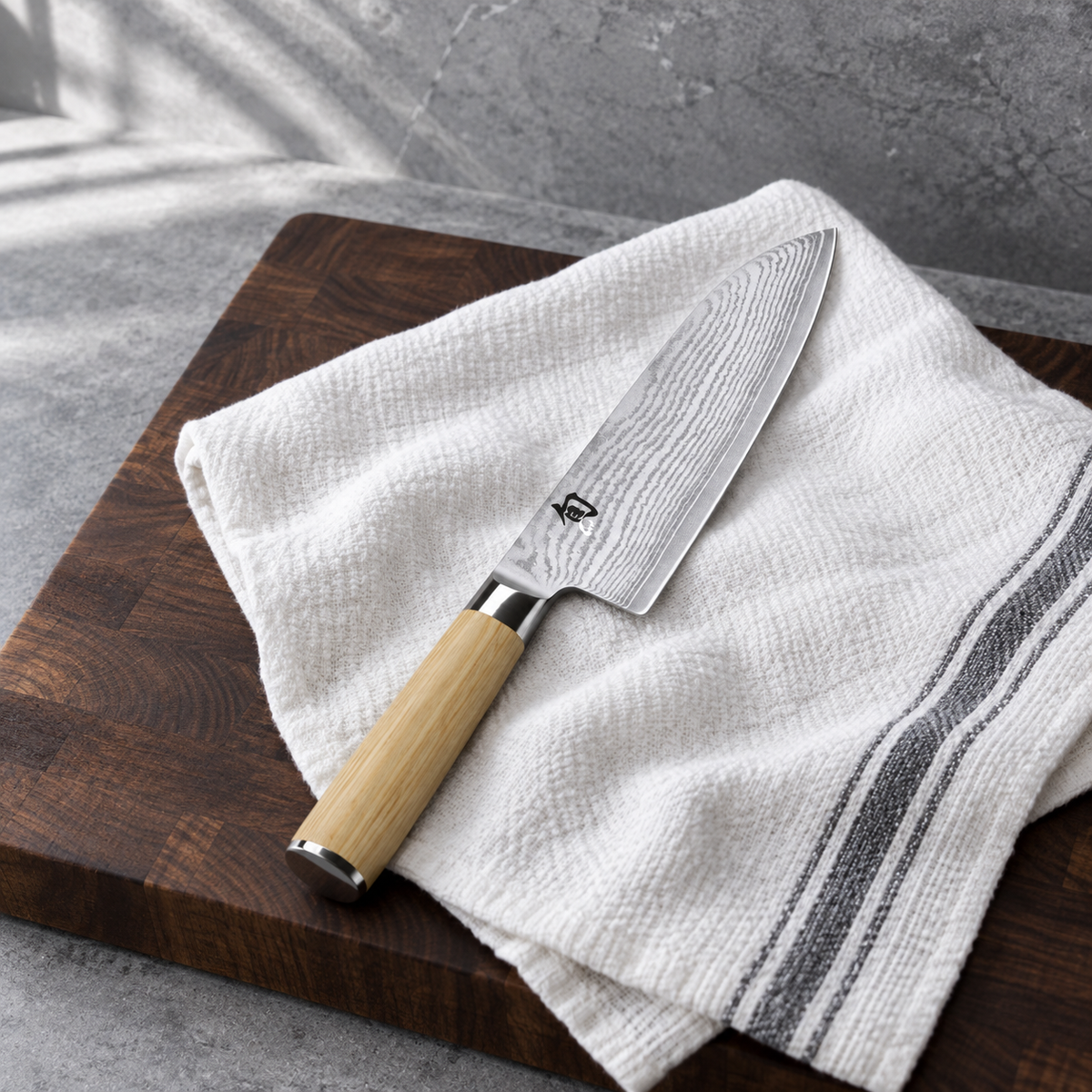 Santoku 18cm – Pflege und Alltag