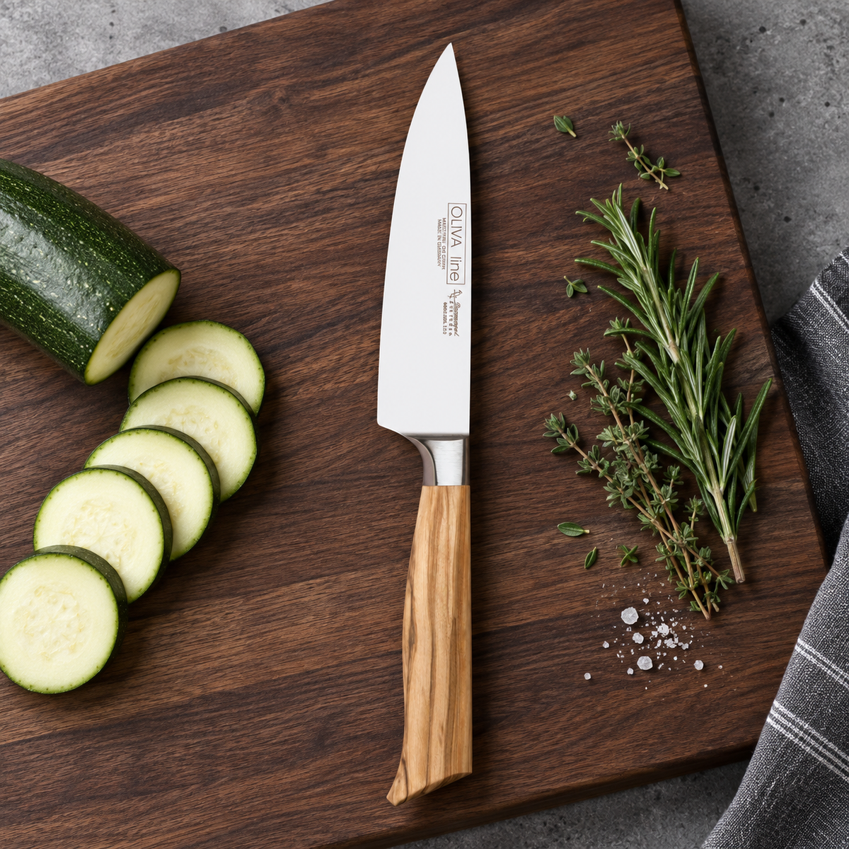 Kochmesser 15cm – Anwendungsinspiration, aus dem Produktfoto gestaltet