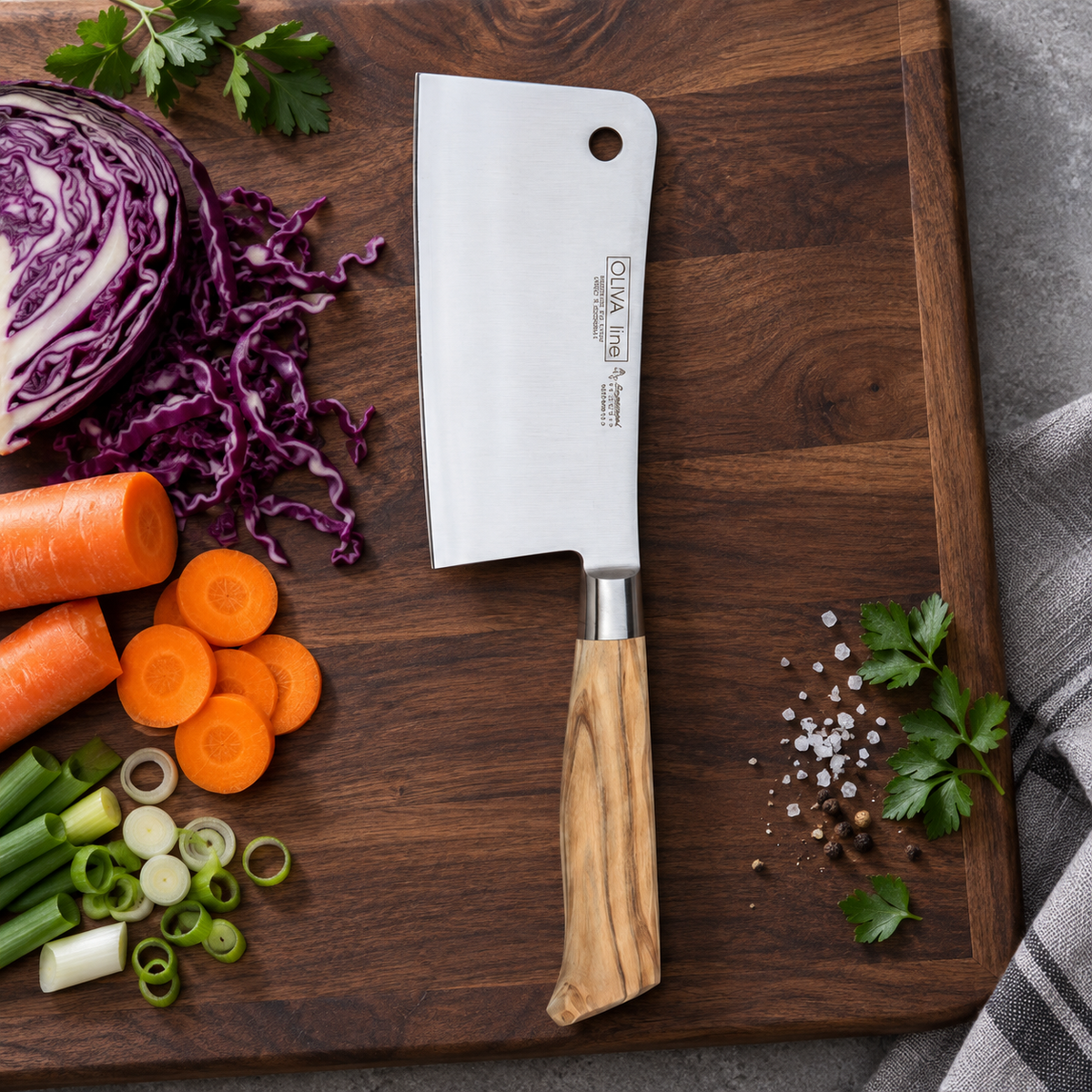 Hackmesser 15cm – Anwendungsinspiration, aus dem Produktfoto gestaltet