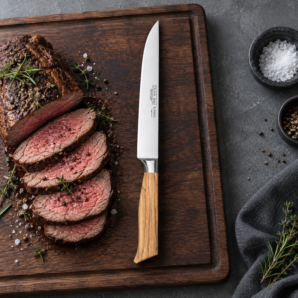 Fleischmesser 18 cm – Anwendungsinspiration, aus dem Produktfoto gestaltet