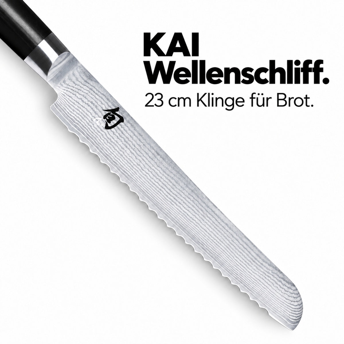KAI DM-0705 – Wellenschliff, 23 cm Klinge für Brot