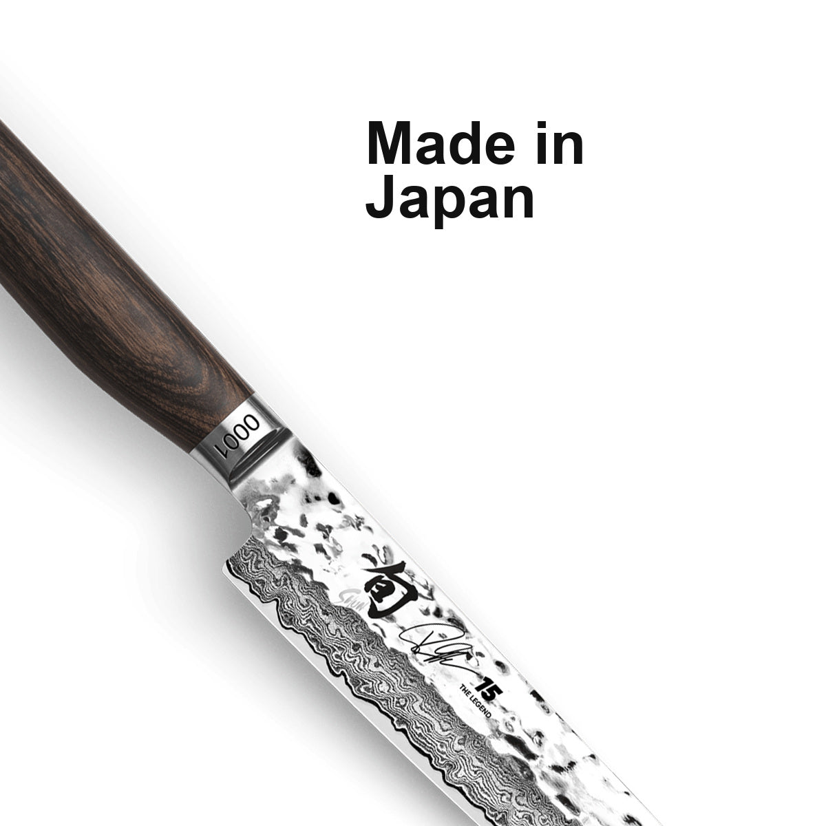 KAI Tantō Shun Premier 25,5 cm – Made in Japan; Detail aus dem offiziellen Originalfoto.