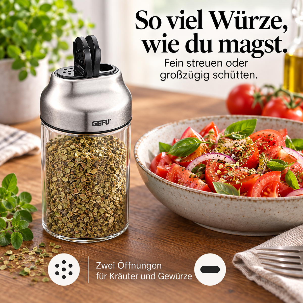 KIPPO Gewürzstreuer – Anwendung, Qualität und Ergebnis