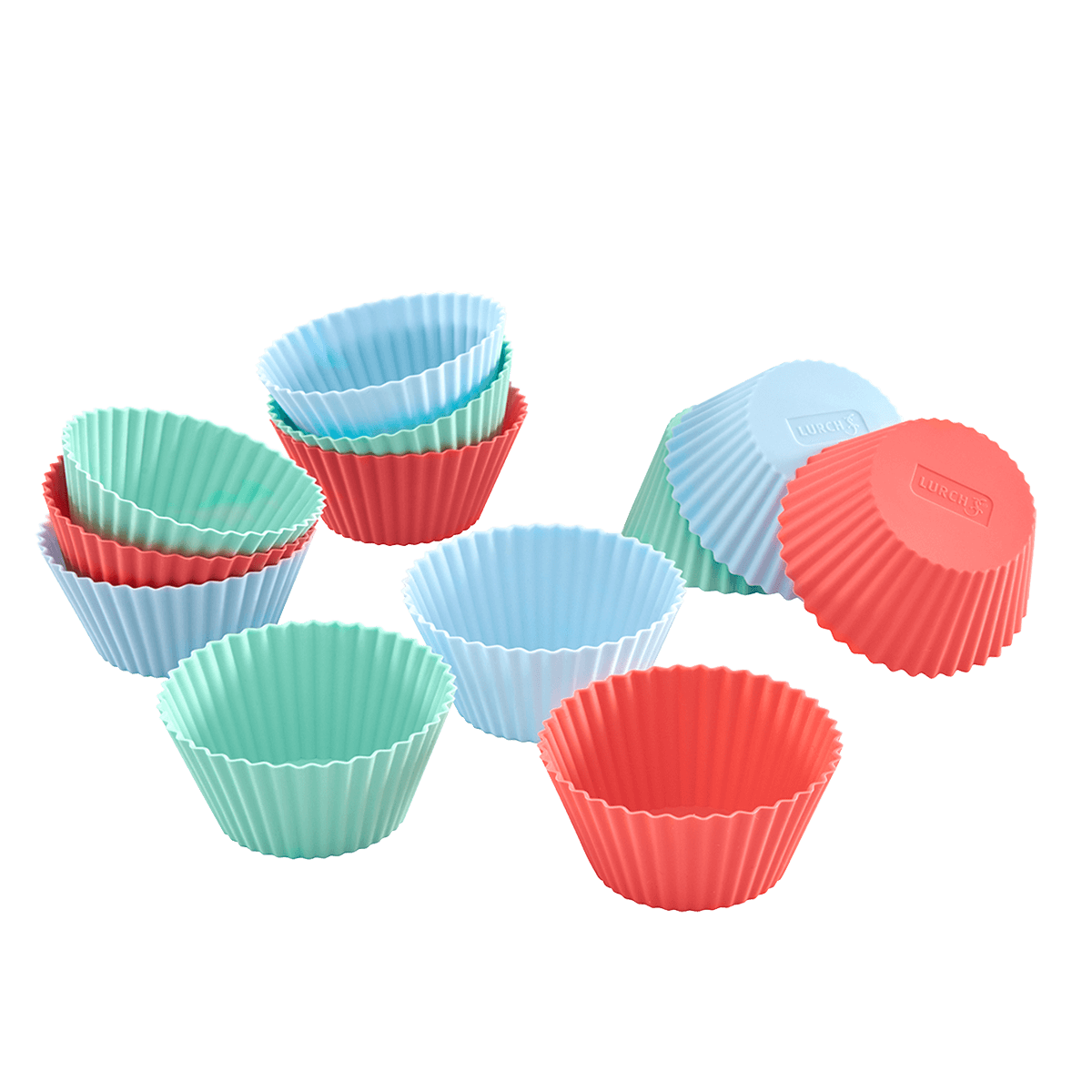 LURCH FlexiForm Muffinliner 12 Muffinförmchen Pastel Mix | 00083013
