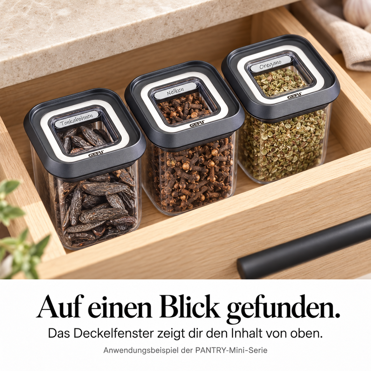 PANTRY Mini – Gewürze griffbereit und übersichtlich aufbewahren