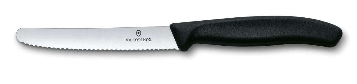 Victorinox Swiss Classic Tomaten- und Tafelmesser 11 cm – Schwarz