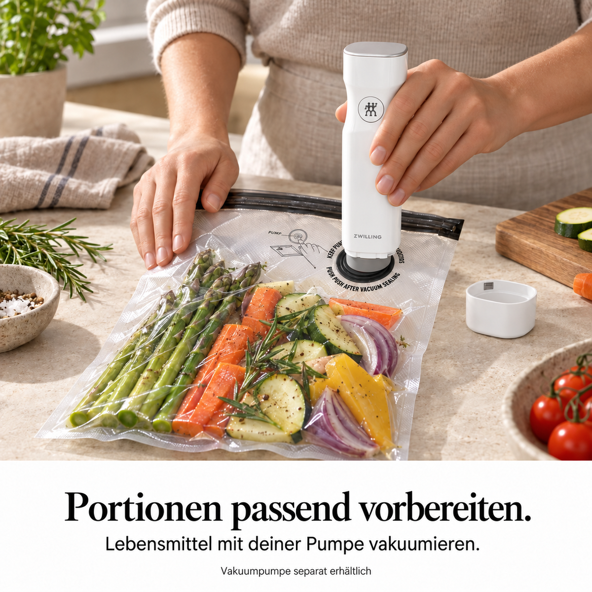 Zwilling Vakuumbeutel – Anwendung, Qualität und Ergebnis