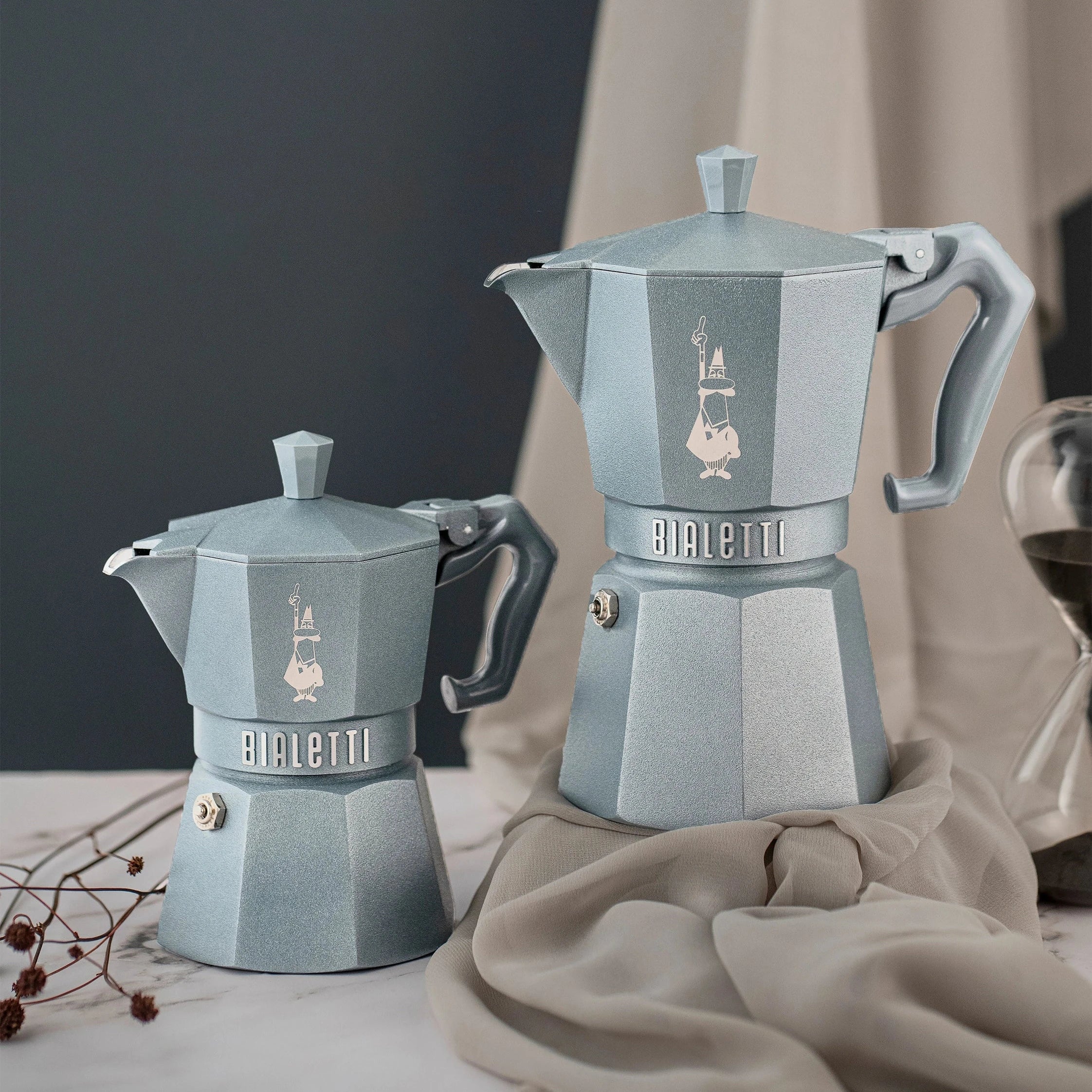 Moka Express Induktion grau