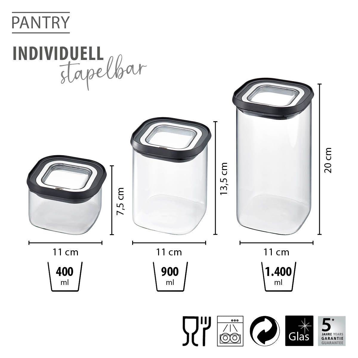 Vorratsdosen-Set PANTRY