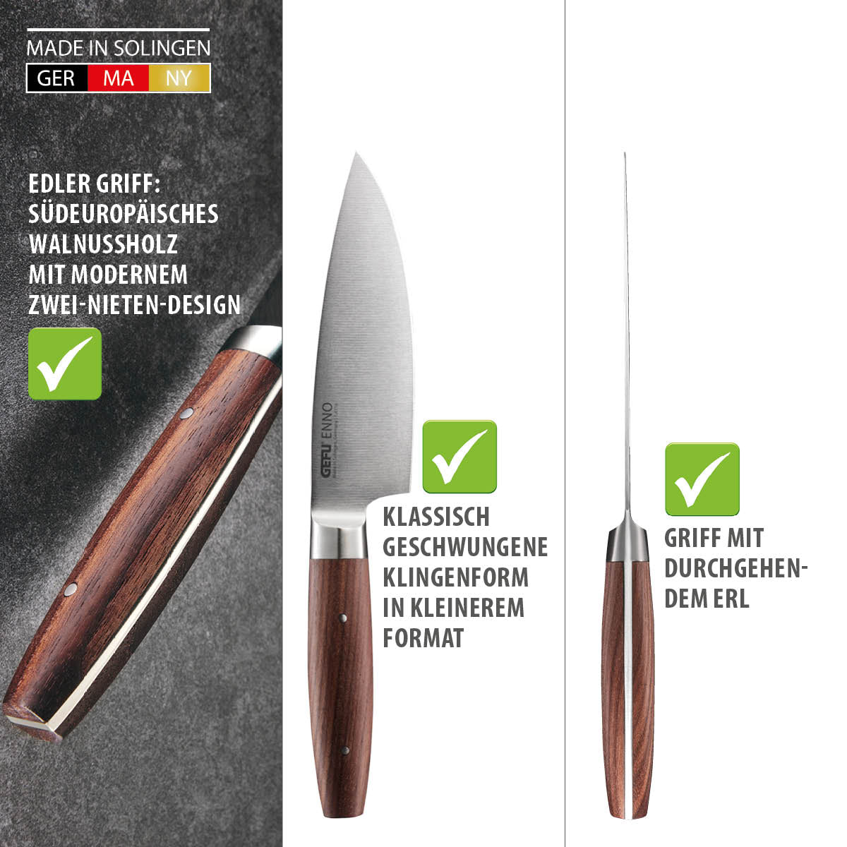 Kochmesser ENNO, 15 cm