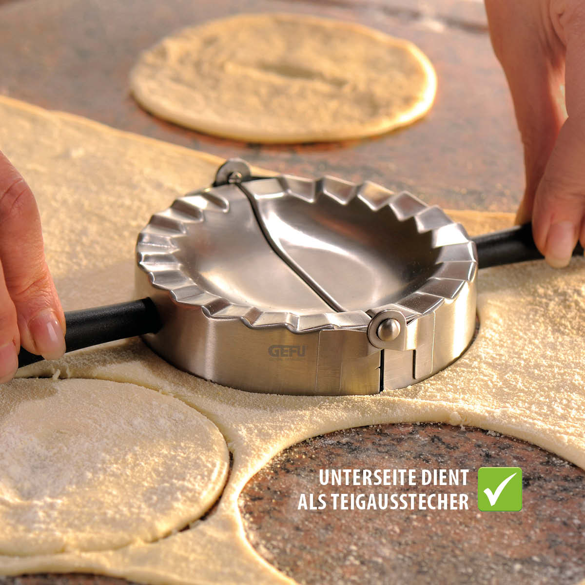 Ravioli-/Maultaschenformer RAVENNA, rund