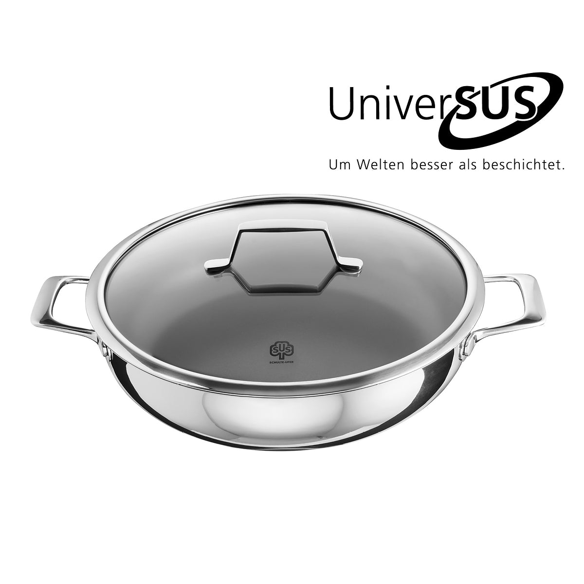Schmorpfanne Astral mit UniverSUS-Oberflächenstruktur, 32 cm