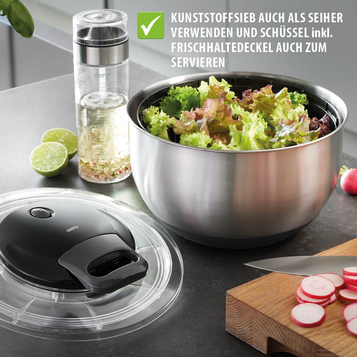 Salatschleuder PULLIT