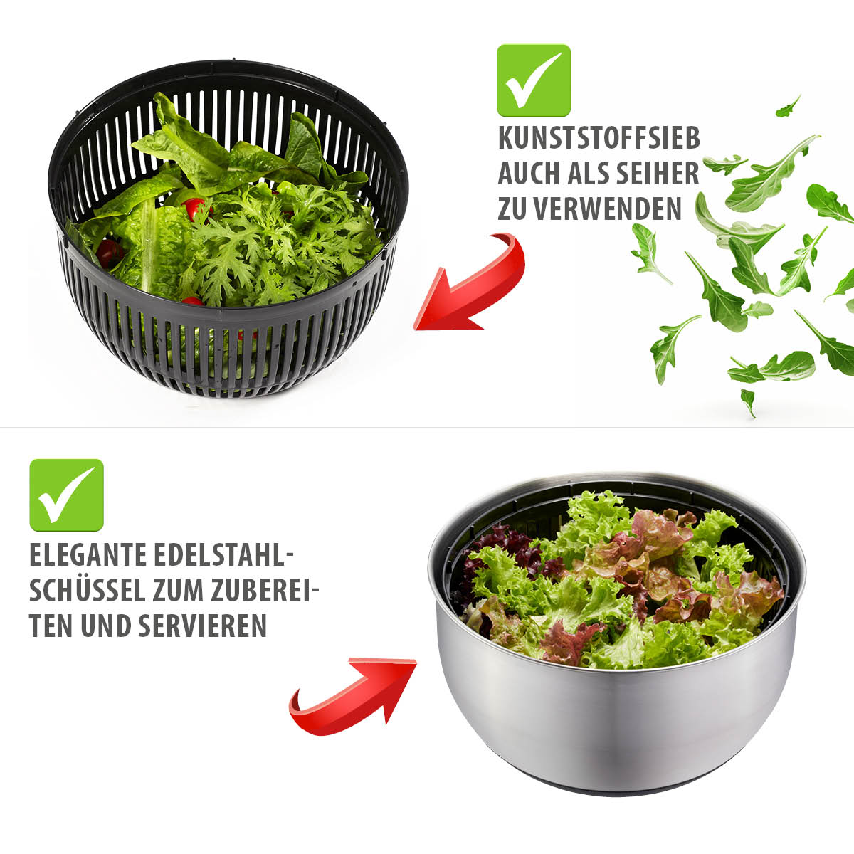 Salatschleuder PULLIT