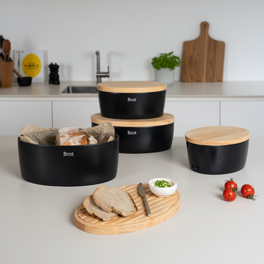 Brottopf schwarz