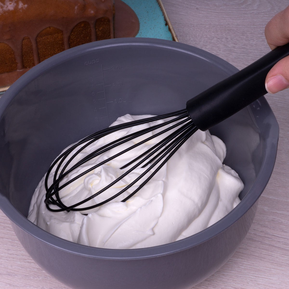 Silikon Schneebesen 28 cm