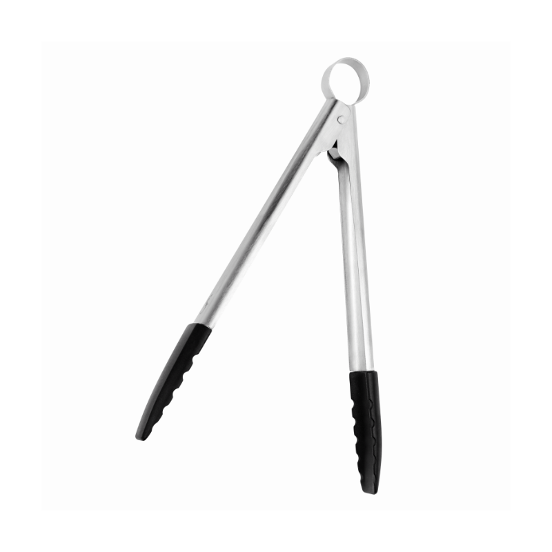 Universalzange 24 cm - Edelstahl Küchenzange mit Silikonkopf