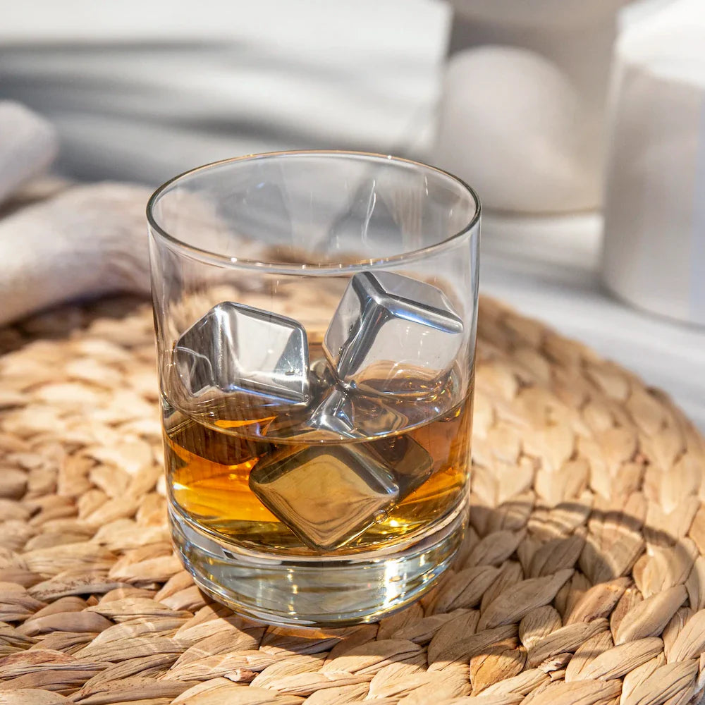 Whiskey-Steine, Edelstahl