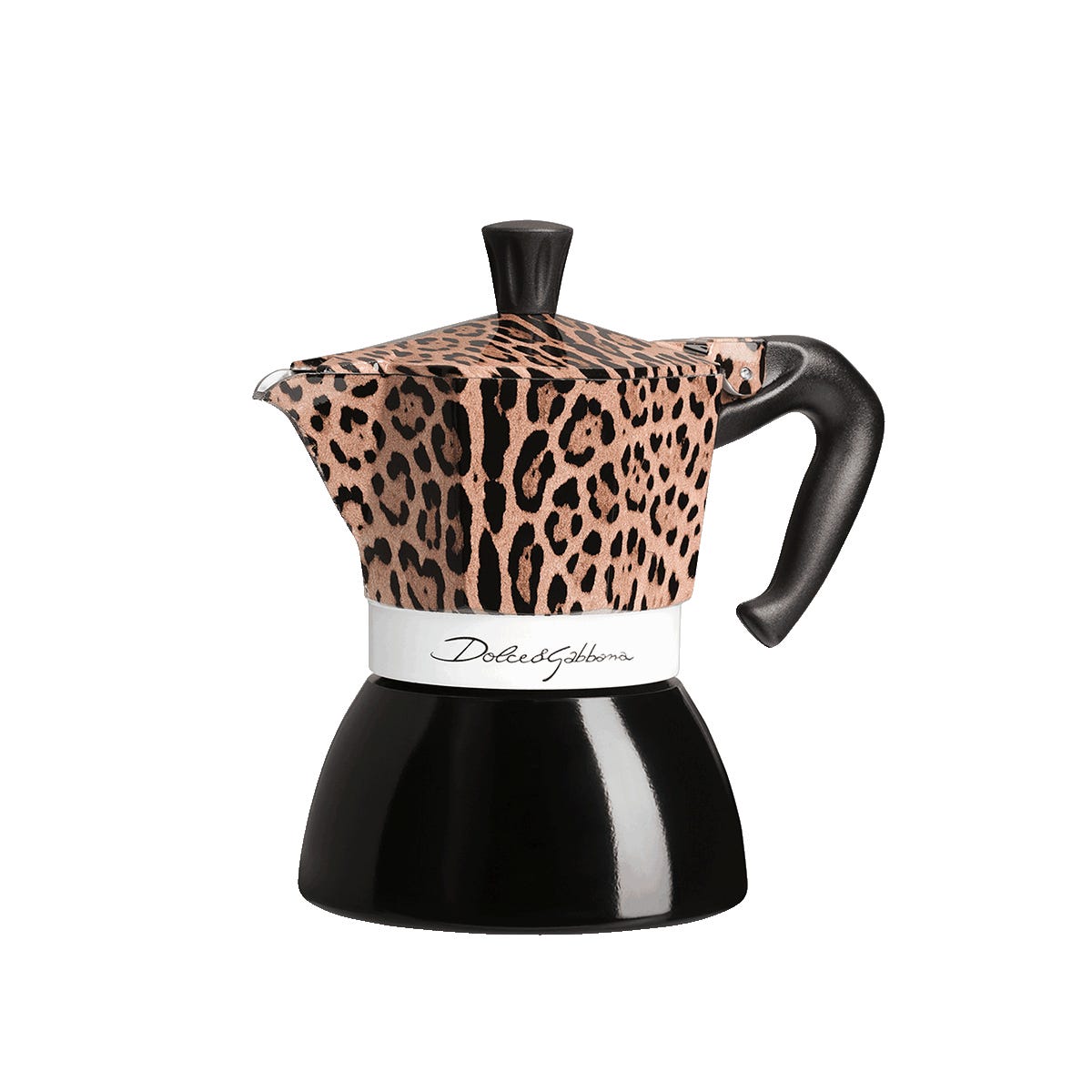 Bialetti Dolce&Gabbana Leopardo Moka Induction 4 Tassen (190 ml)