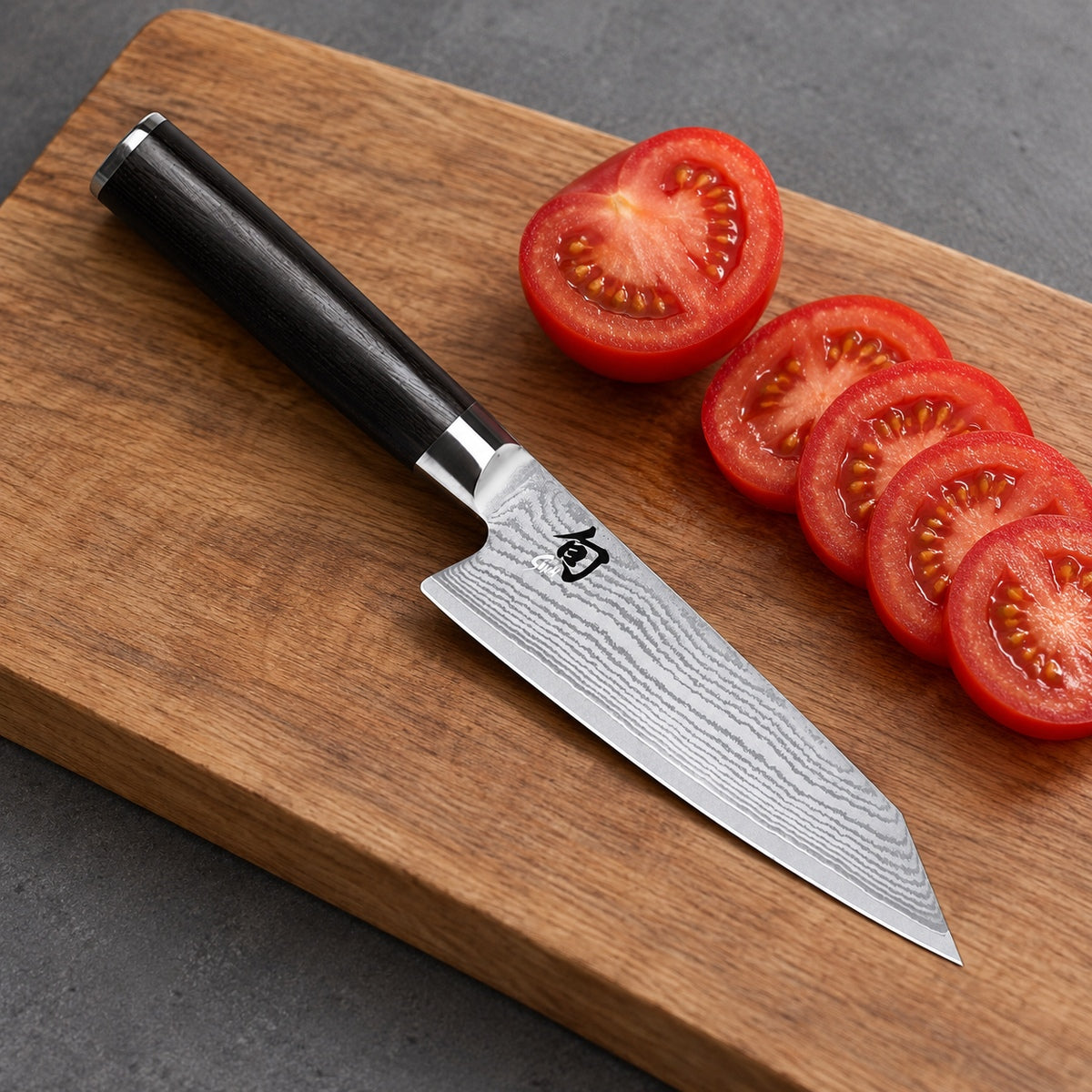 Kiritsuke Shun Classic 15 cm (DM-0777) – Messer mit dem Schneidergebnis