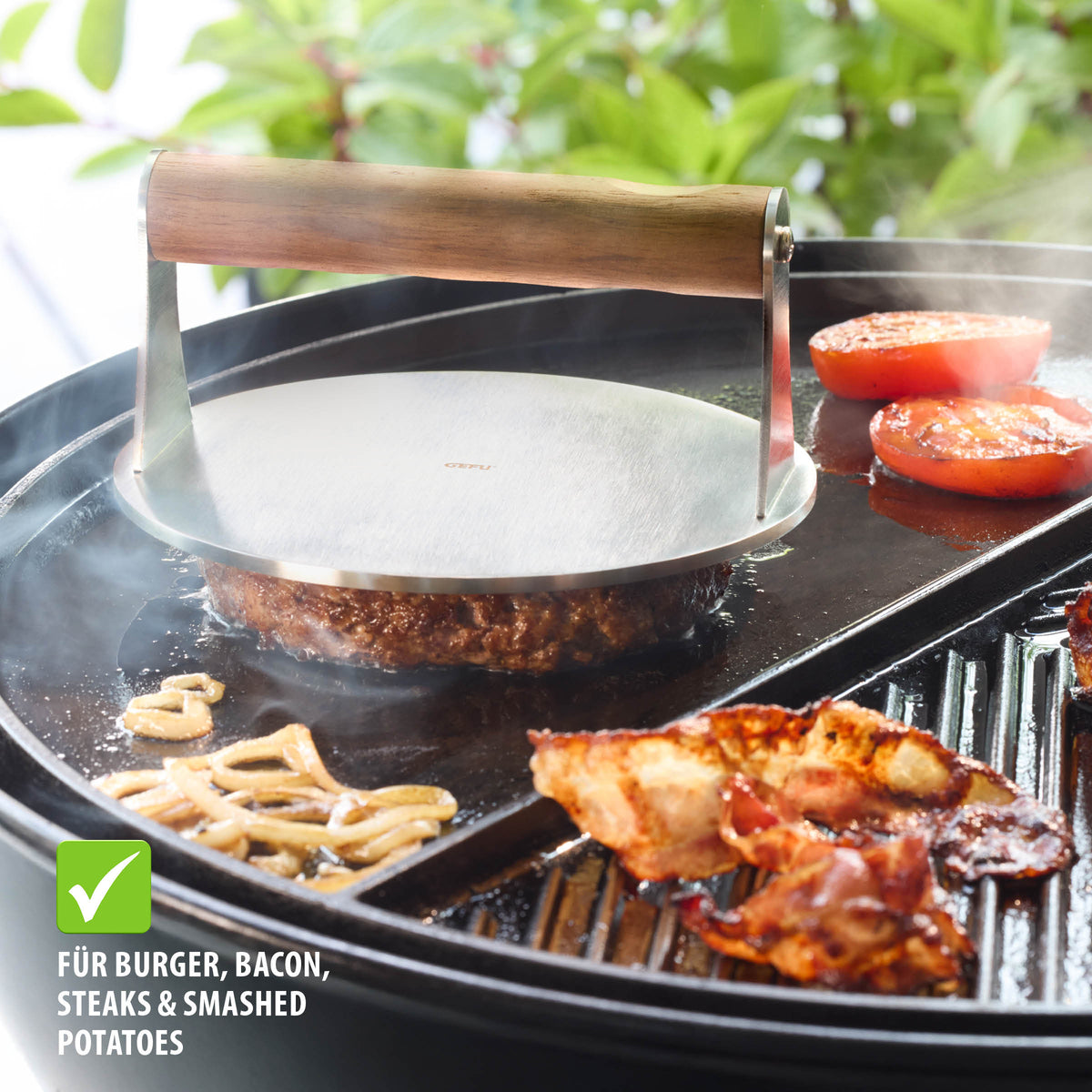 GEFU Smash-Burgerpresse BBQ – Originalbild 3