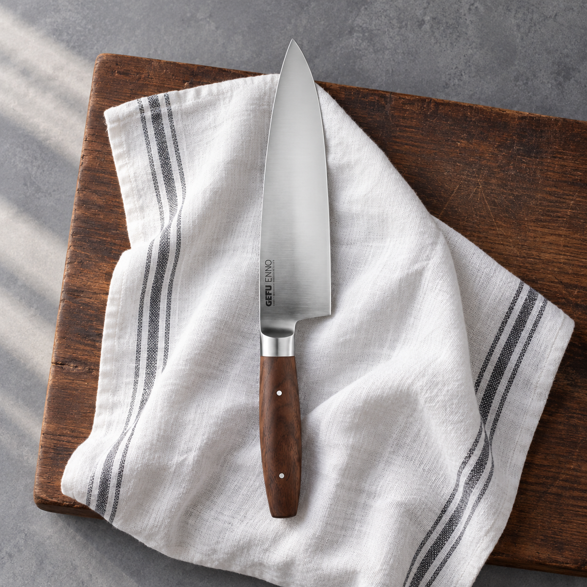 Kochmesser ENNO, 20 cm – Pflege und Alltag