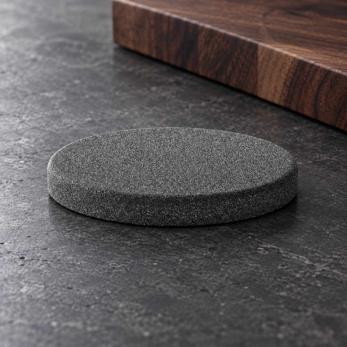 HORL® 3 Schleifscheiben – Produkt im Küchenambiente