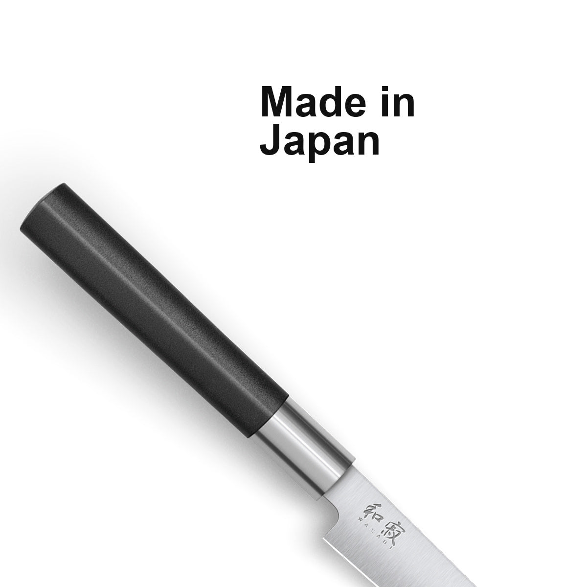 KAI Officemesser Wasabi Black 10 cm – Made in Japan; Detail aus dem offiziellen Originalfoto.