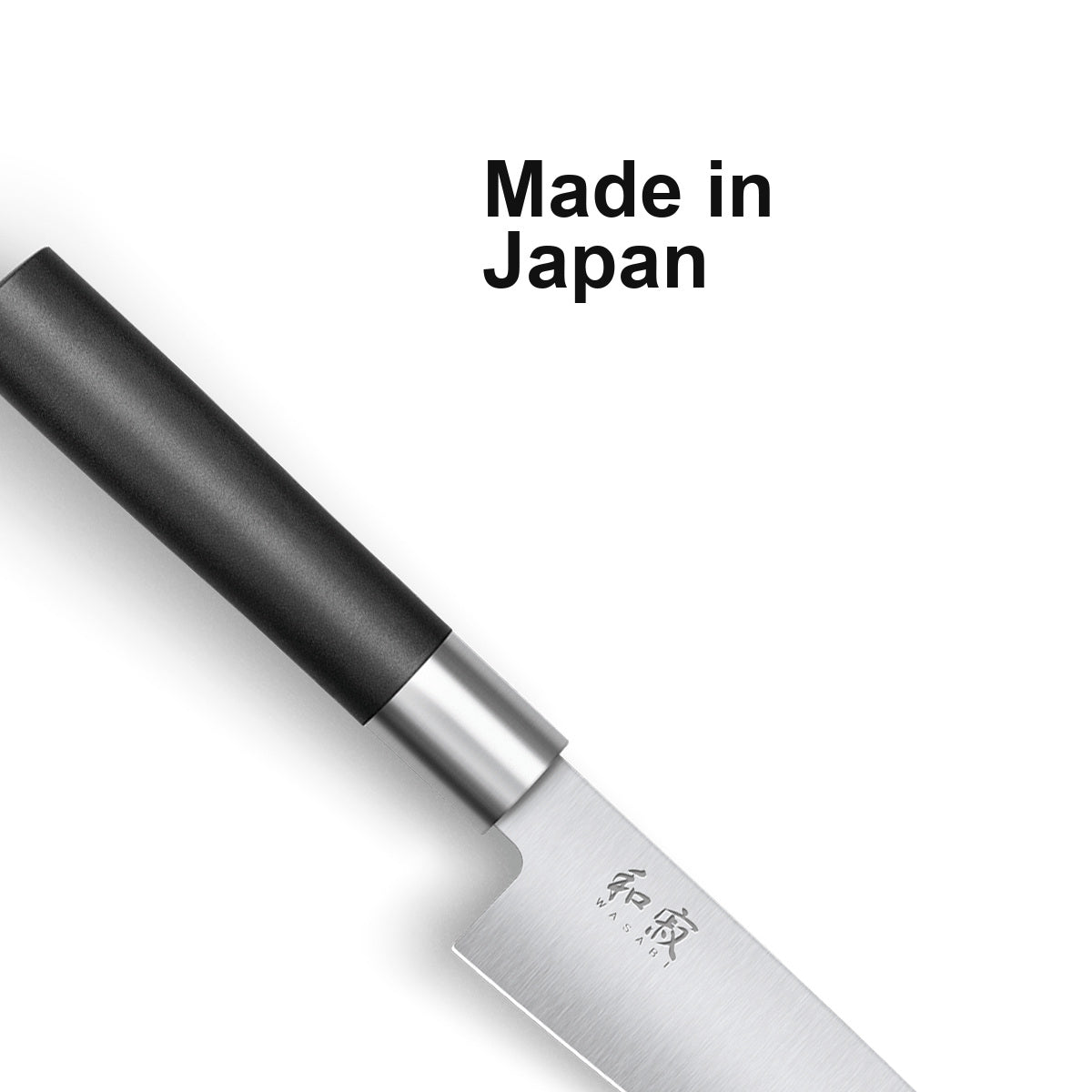 KAI Kochmesser Wasabi Black – Made in Japan; Detail aus dem offiziellen Originalfoto.