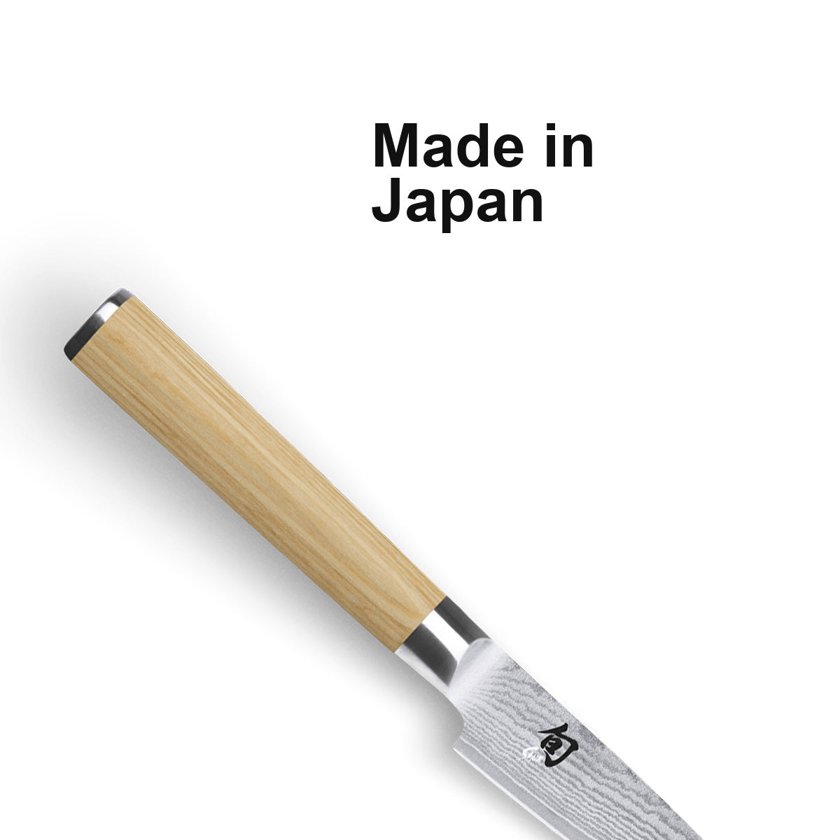 KAI Officemesser Shun Classic White 9 cm – Made in Japan; Detail aus dem offiziellen Originalfoto.