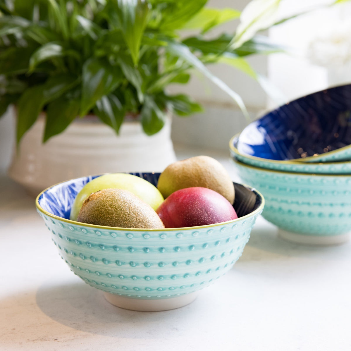 Bowl aus Steinzeug – gemustert – Hersteller-Originalbild. Anwendungs- und Serienmotive können Lebensmittel, Dekoration oder separat erhältliches Zubehör zeigen; maßgeblich ist der beschriebene Lieferumfang.