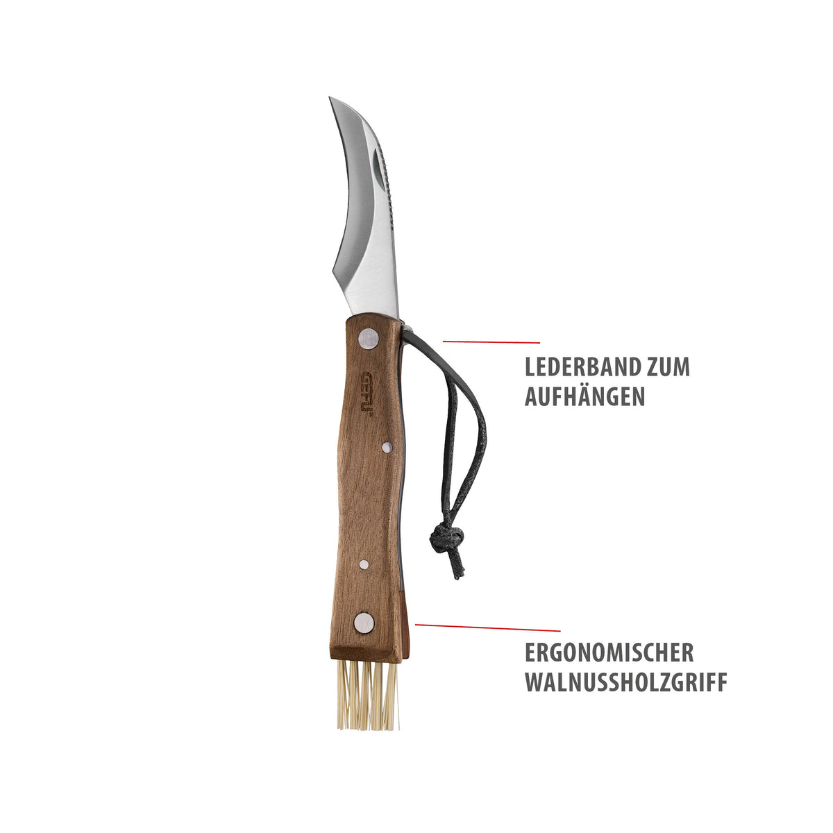 Pilzmesser SILVA – Hersteller-Originalbild. Anwendungs- und Serienmotive können Lebensmittel, Dekoration oder separat erhältliches Zubehör zeigen; maßgeblich ist der beschriebene Lieferumfang.