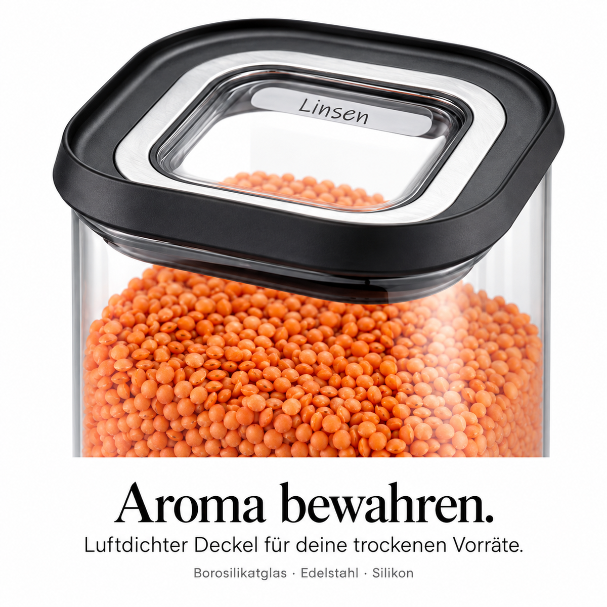 PANTRY – luftdichter Deckel zum Bewahren trockener Vorräte