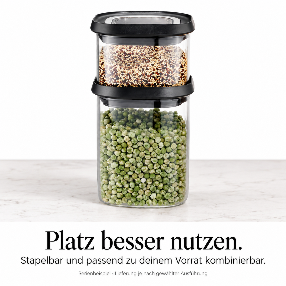 PANTRY – stapelbare Vorratsdosen, Serienbeispiel