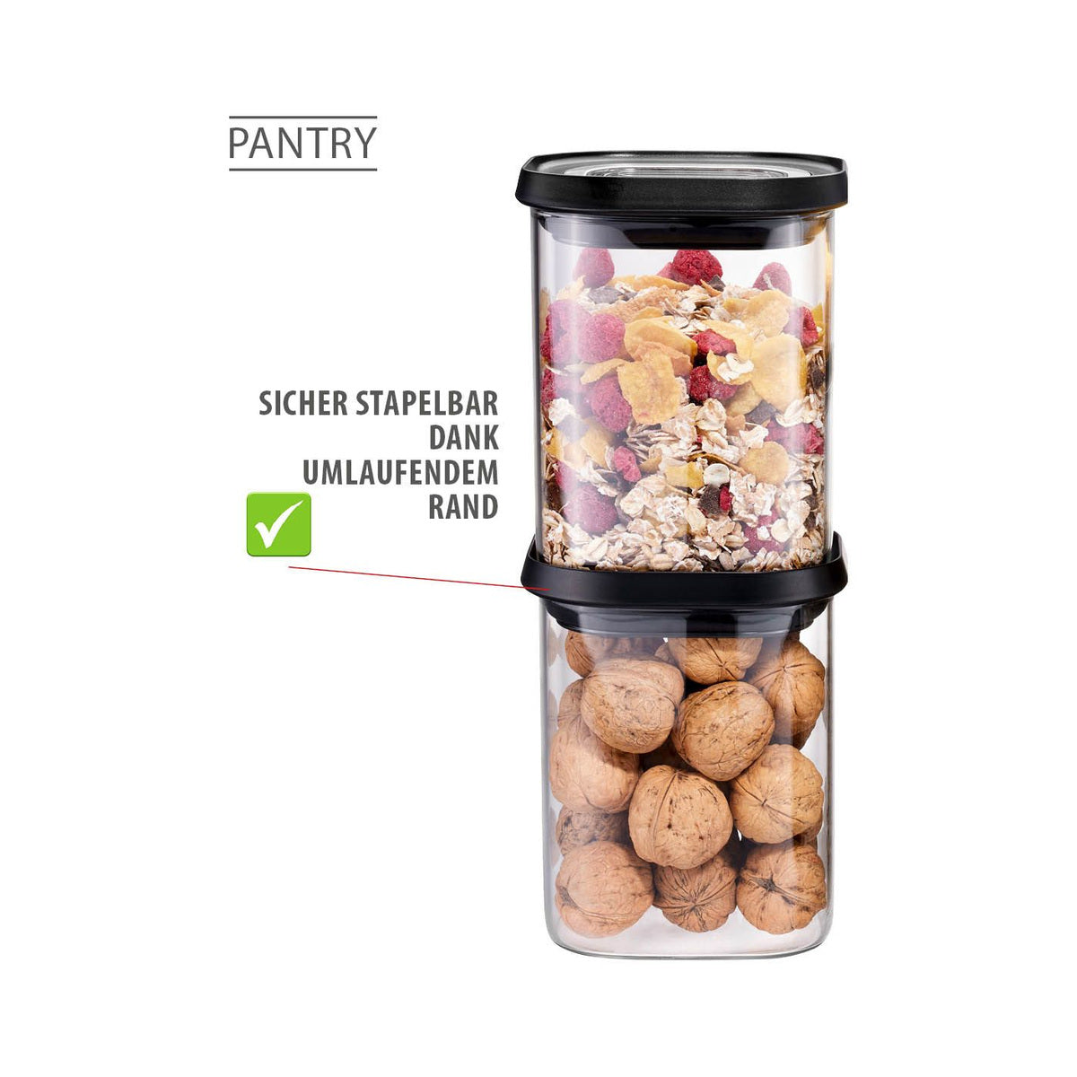 Vorratsdosen-Set PANTRY, 3-teilig