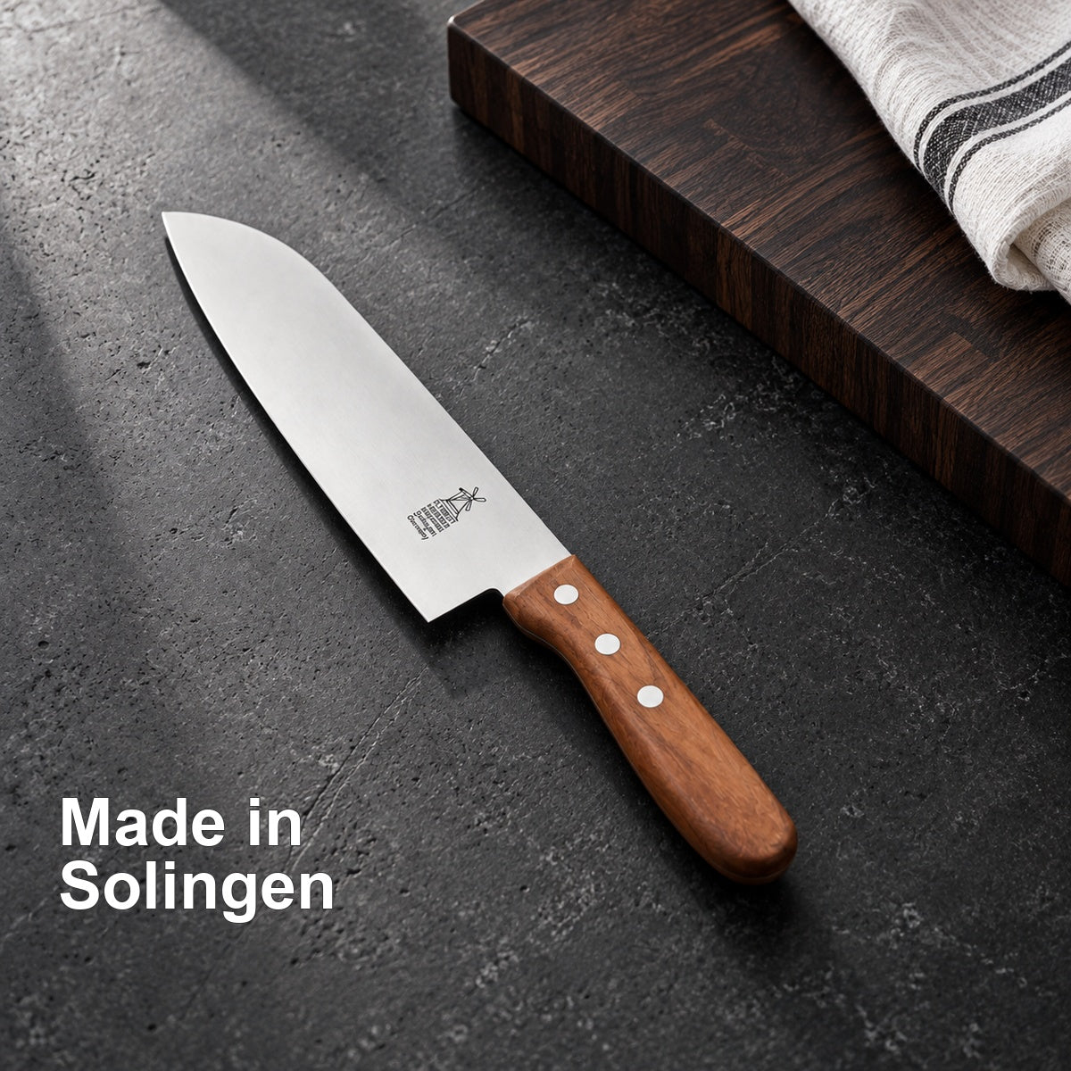 Santoku Kirsche 16,5 cm – Made in Solingen – vorhandenes Hero-Motiv.